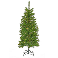 4.5 ft. Pre-Lit Kingswood Fir Pencil Tree with Clear Lights - National Tree Company