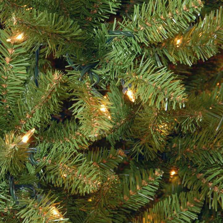 7.5 ft Kingswood Fir Pencil Tree with Clear Lights
