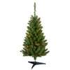 3 ft. Kingswood Fir Pencil Slim Wrapped Tree with Multicolor Lights - National Tree Company