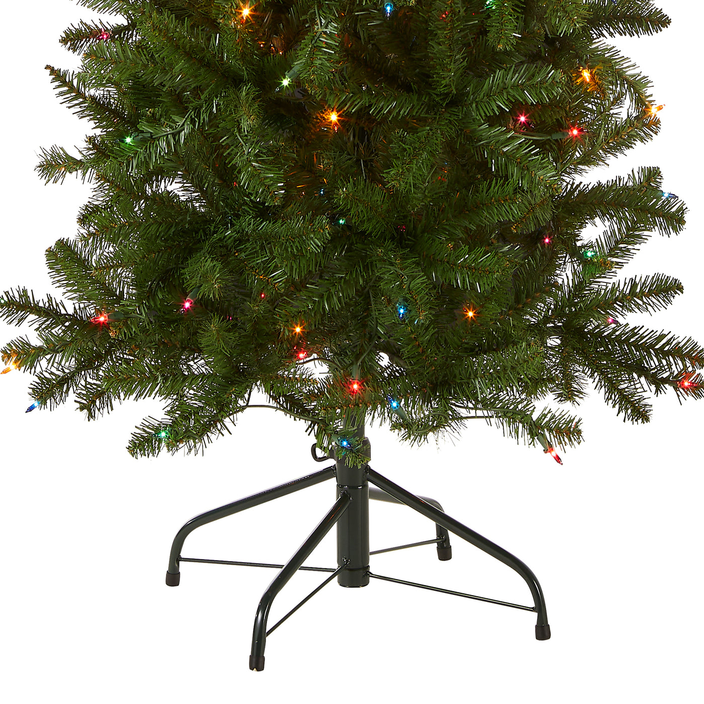 6.5 ft. Pre-Lit Kingswood Fir Pencil Tree with Multicolor Lights - National Tree Company