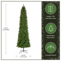 12 ft. Kingswood Fir Pencil Slim Tree - National Tree Company