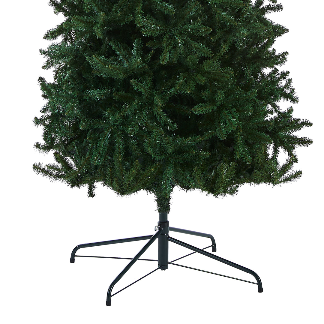 Artificial Slim Christmas Tree, Green, Kingswood Fir, Includes Stand, 12 Feet