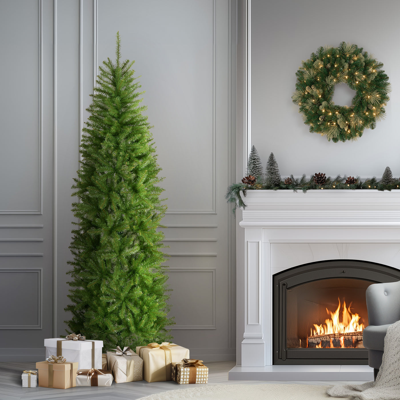7 ft. Kingswood Fir Pencil Tree - National Tree Company
