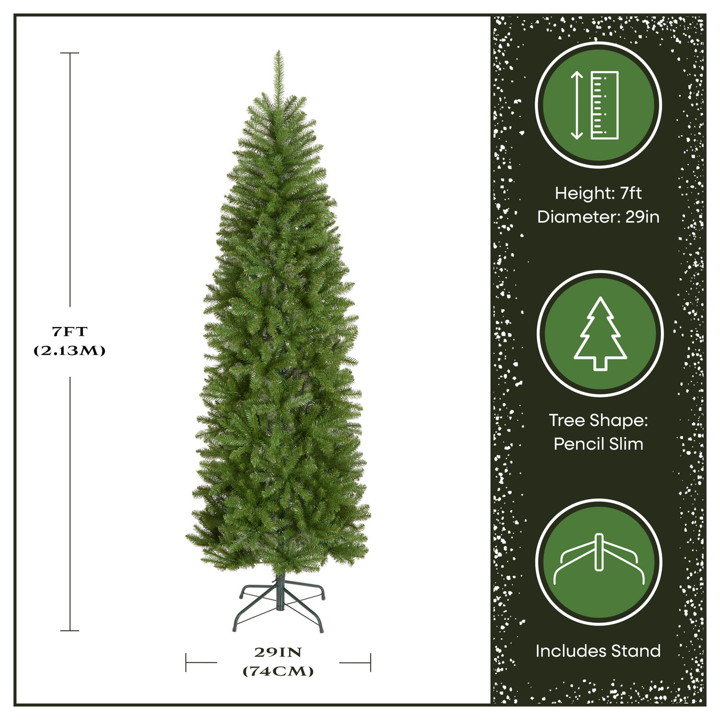 7 ft. Kingswood Fir Pencil Tree - National Tree Company