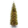 7 ft. Pre-Lit Kingswood Fir Pencil Tree with Power Connect Dual Color LED Lights - National Tree Company