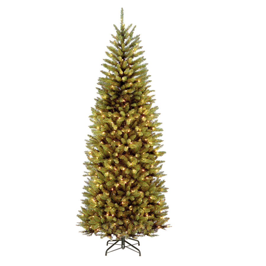 7.5 ft. Pre-Lit Kingswood Fir Slim Tree with PowerConnect Dual Color LED Lights - National Tree Company