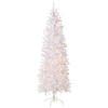 7 ft. Pre-Lit Kingswood Fir White Pencil Tree with Clear Lights - National Tree Company