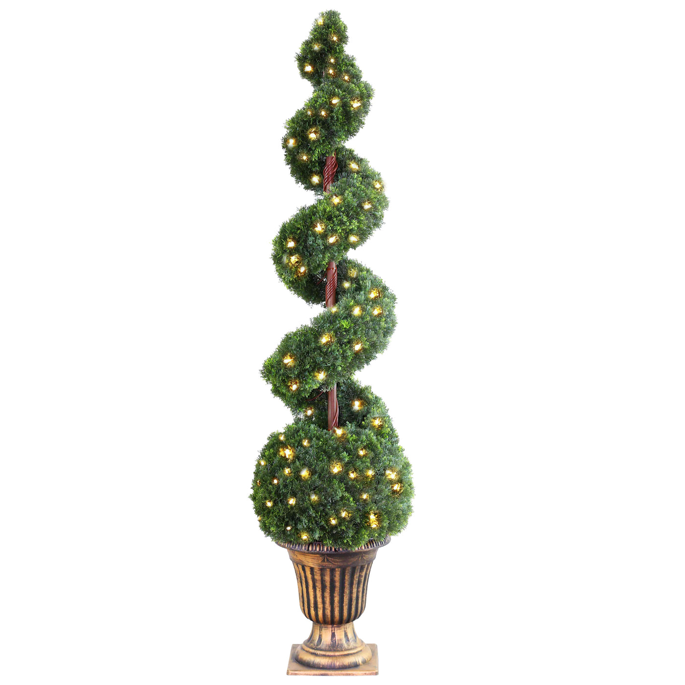 Pre-Lit 66" Artificial Cedar Spiral Tree - National Tree Company