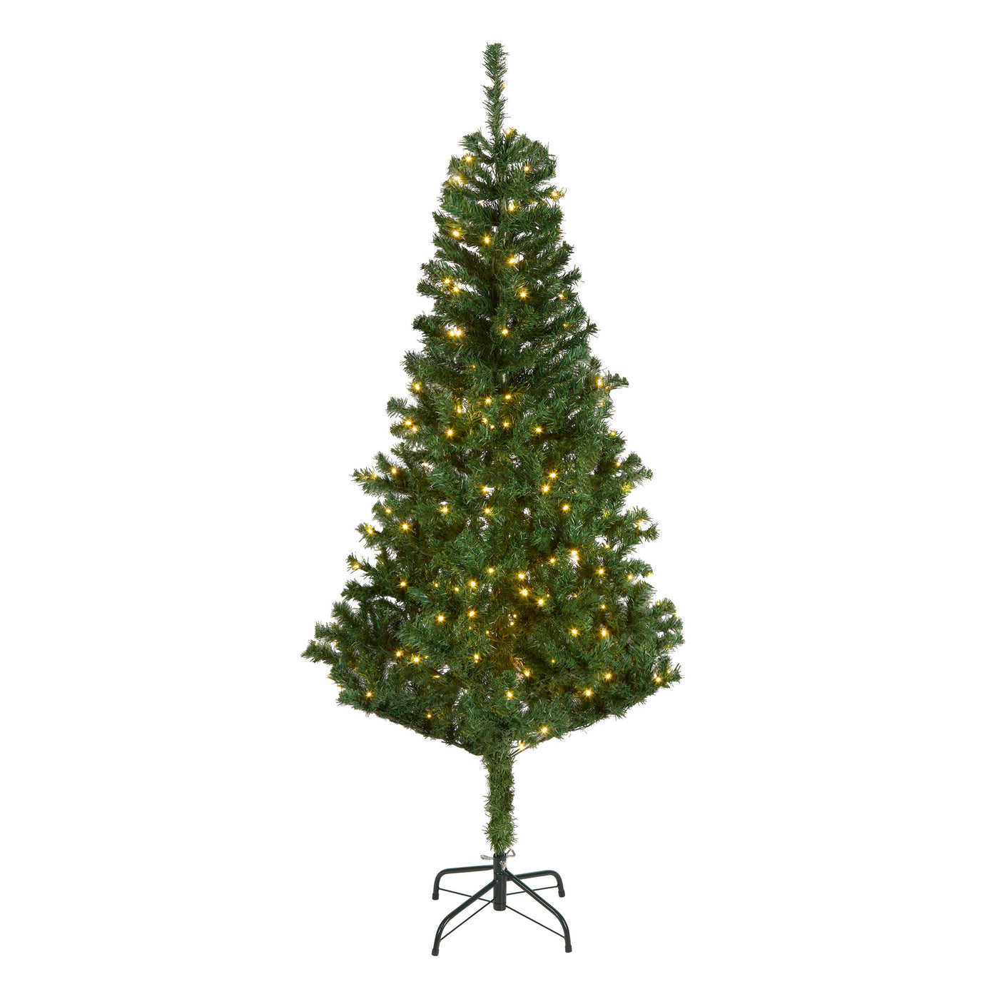 6 ft. Pre-Lit Linden Spruce Tree with Warm White LED Lights - National Tree Company