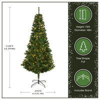 7.5 ft. Pre-Lit Linden Spruce Tree with Warm White LED Lights - National Tree Company