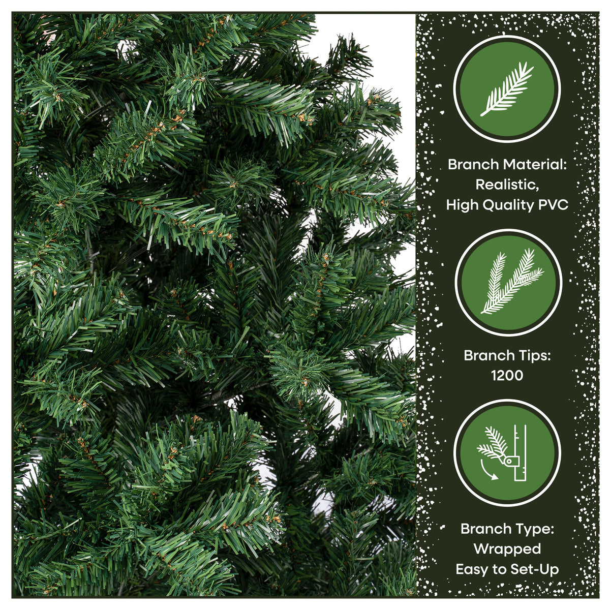7.5 ft. Linden Spruce Wrapped Tree - National Tree Company