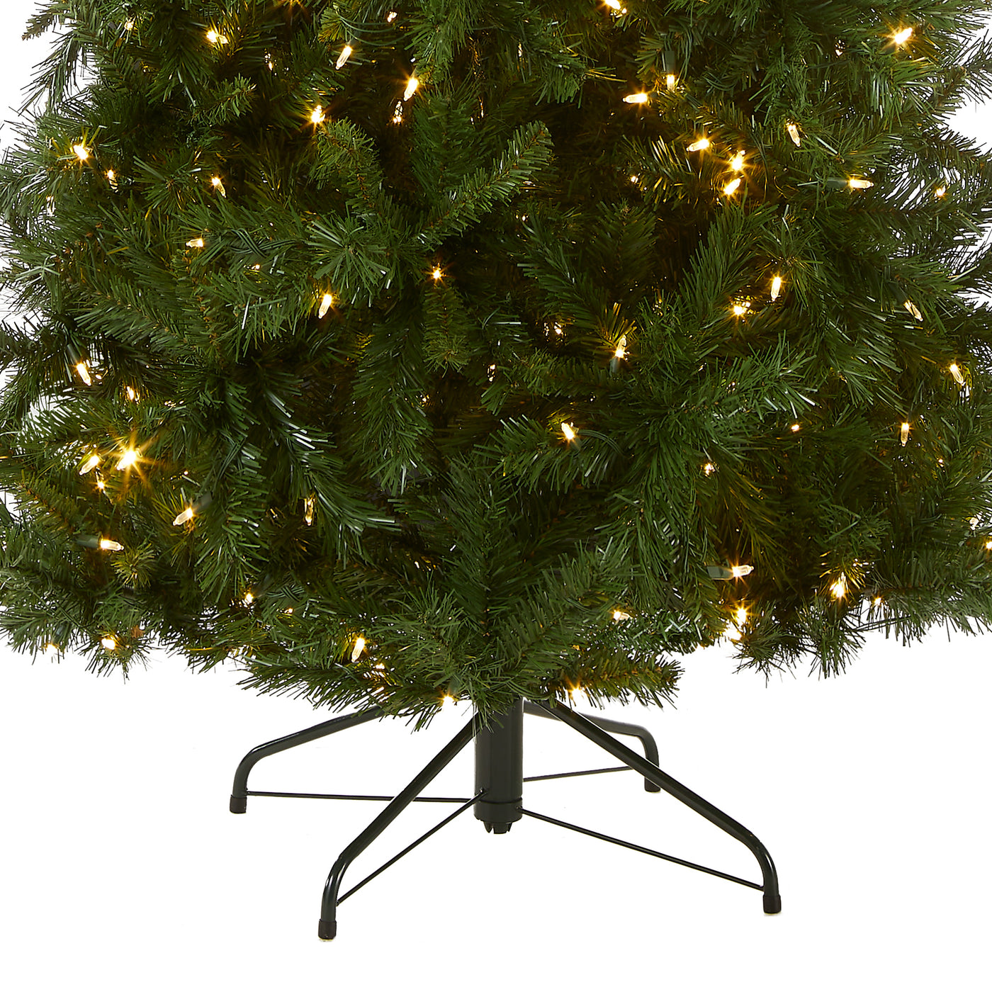 7.5 ft. Pre-Lit Leigh Valley Slim Tree with Dual Color LED Lights - National Tree Company