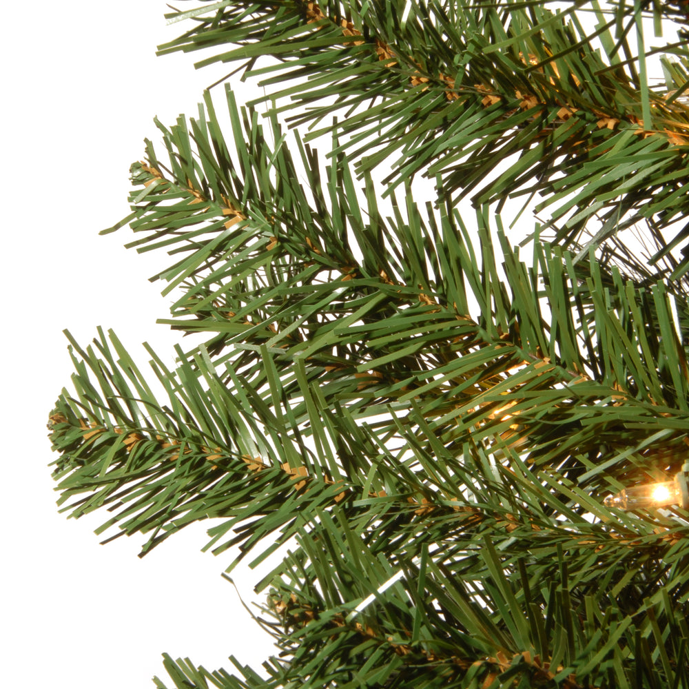 4 ft. Pre-Lit Montclair Spruce Tree with Clear Lights, Plug-In ...