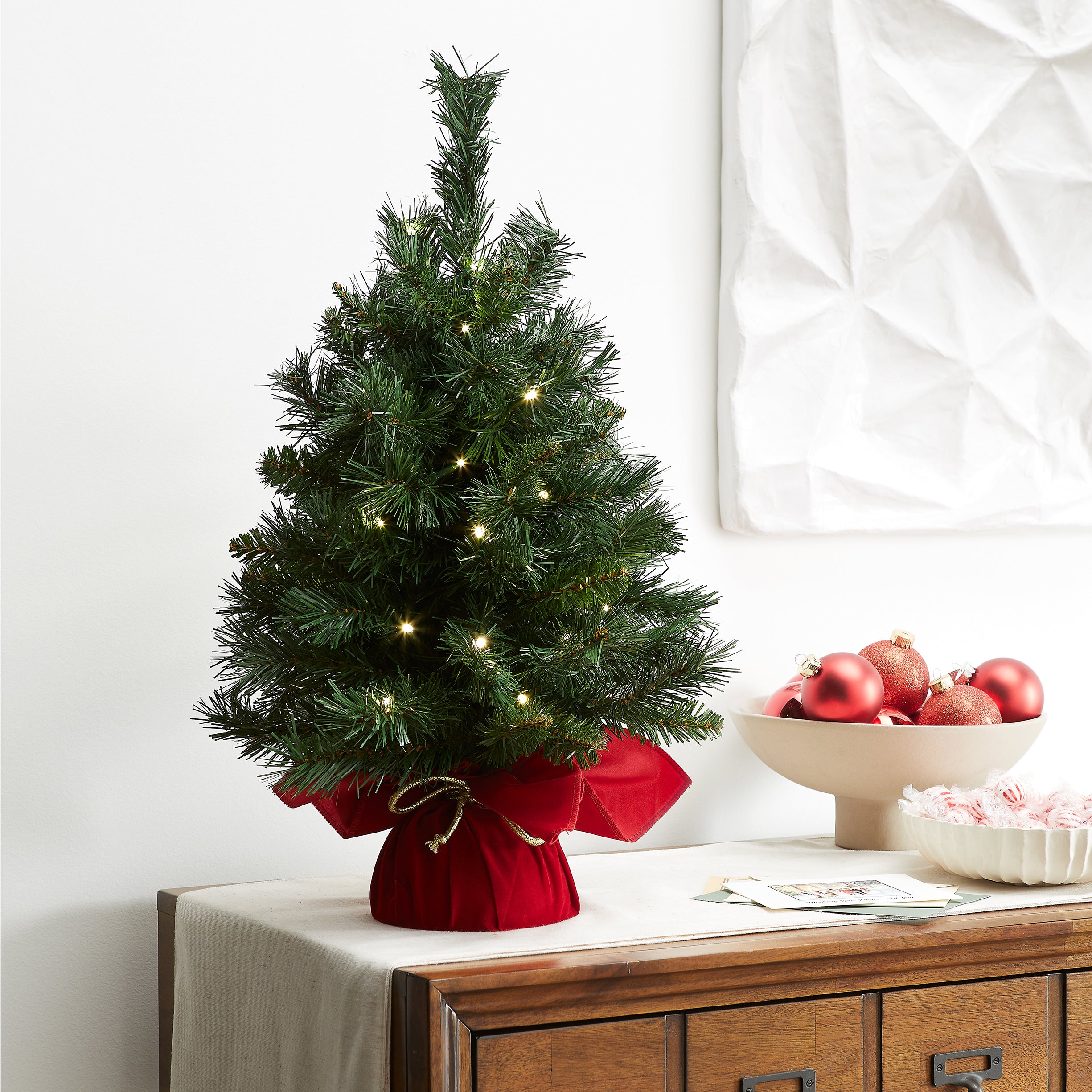 2 foot pre lit christmas tree new arrivals