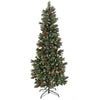 7.5 ft. Pre-Lit Meadowlark Pencil Tree with Clear Lights, Plug-In - National Tree Company