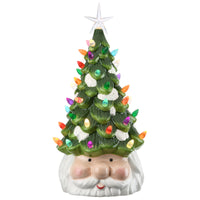 14" Pre-Lit Christmas Tree with Santa Base - National Tree Company