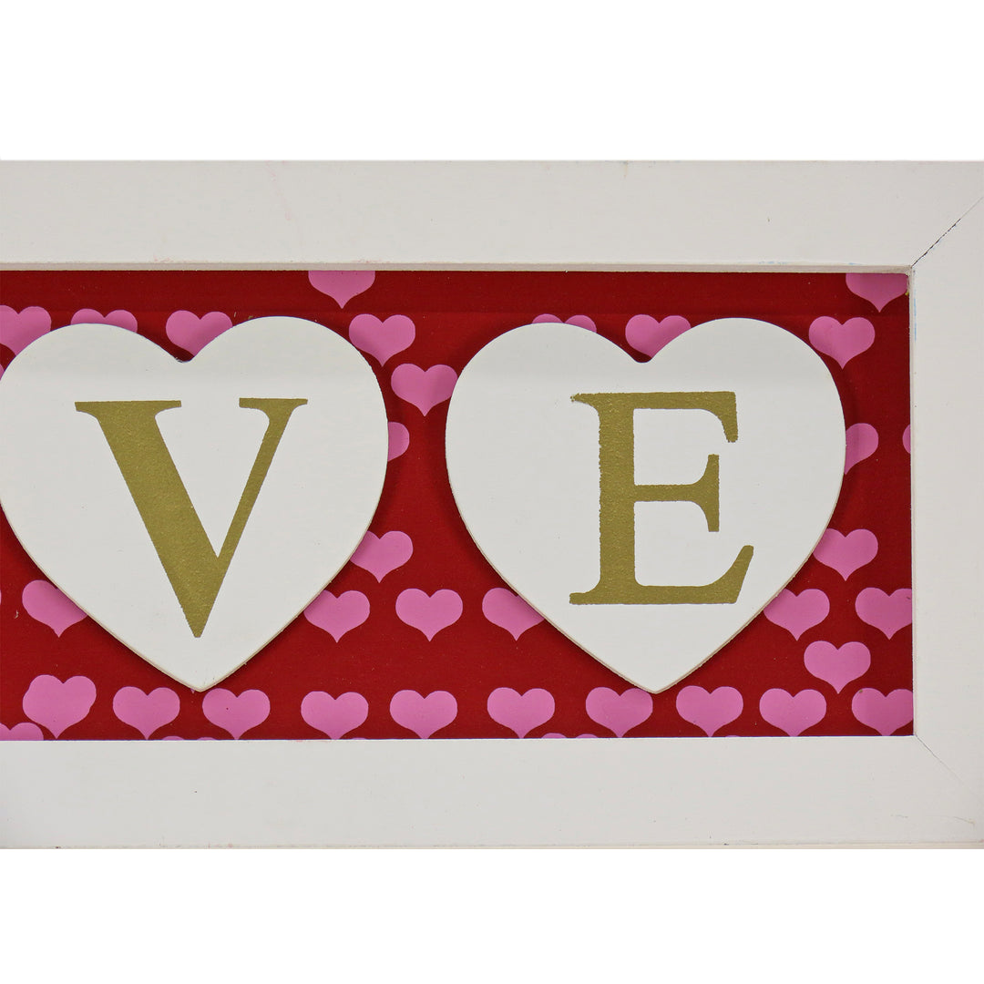 Valentine's 'LOVE' Hanging Wall Decoration, Red, Valentine's Day Collection, 16 Inches