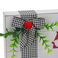 Valentine's 'Be Mine' Tabletop Decoration, White, Valentine's Day Collection, 9 Inches - National Tree Company