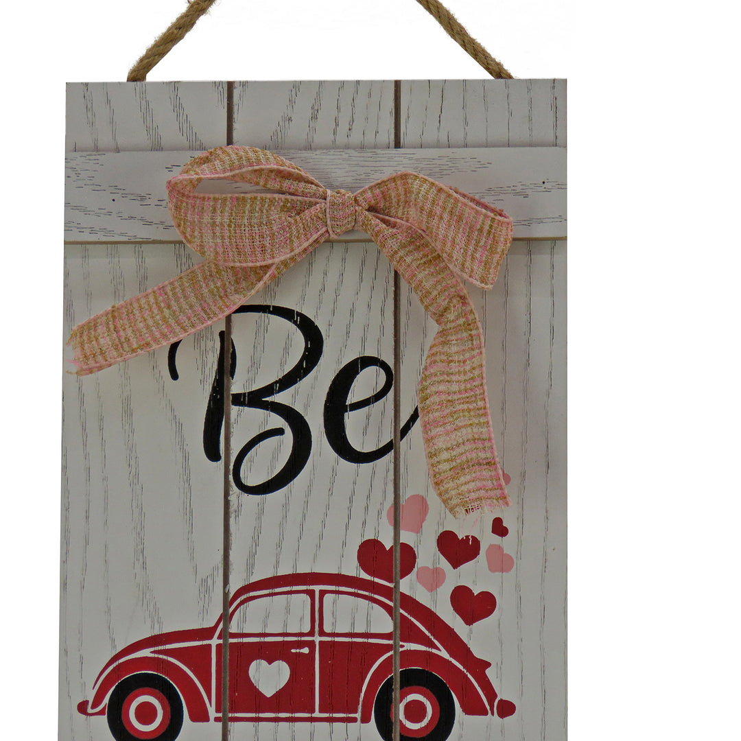Valentine's 'Be Mine' Hanging Wall Decoration, White, Valentine's Day Collection, 24 Inches