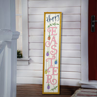 Decorated Easter Sign Porch Decoration, Easter Collection, 43 Inches - National Tree Company