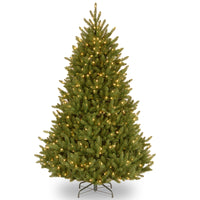 7.5 ft. Pre-Lit Natural Fraser Fir Tree with Clear Lights - National Tree Company