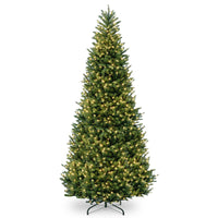 10ft. Pre-Lit Natural Fraser Slim Fir Tree with Clear Lights - National Tree Company