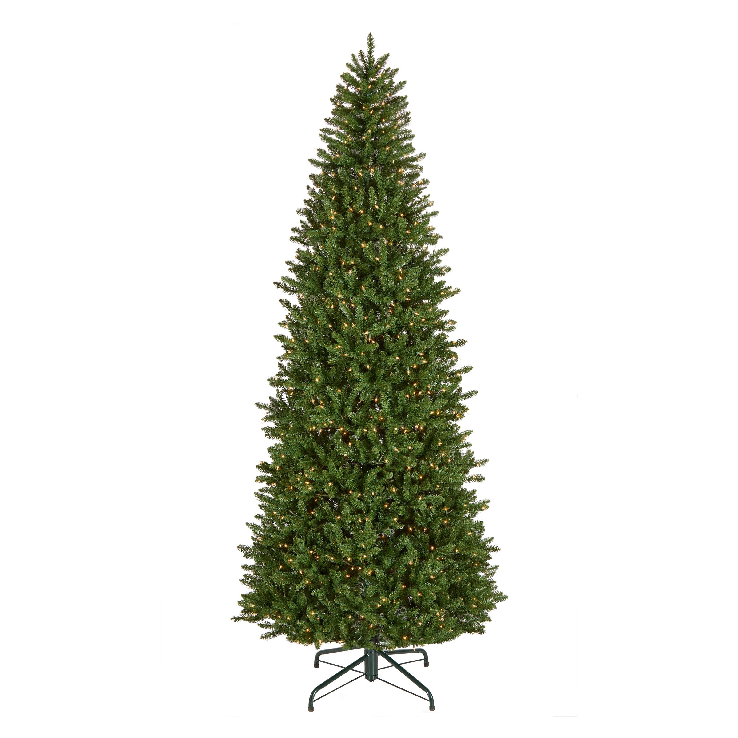 10 ft. Pre-Lit Natural Fraser Slim Fir Tree with Clear Lights