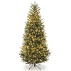 9 ft. Pre-Lit Natural Fraser Fir Slim Tree with Clear Lights, Plug-In - National Tree Company