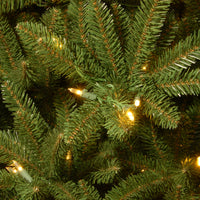 9 ft. Pre-Lit Natural Fraser Fir Slim Tree with Clear Lights, Plug-In - National Tree Company