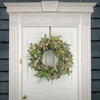 30 in. Pre-Lit North Conway Wreath with Clear Lights - National Tree Company