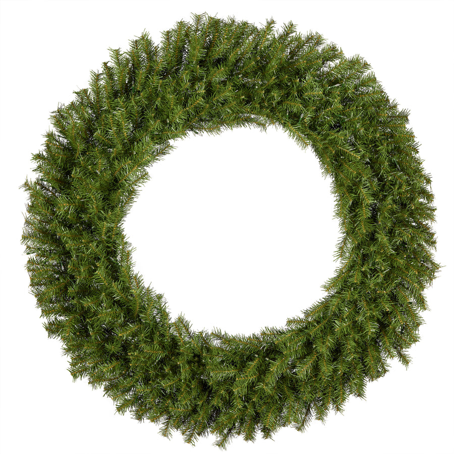 48 in. Pre-Lit Norwood Fir Wreath with Warm White LED Lights, Plug-In - National Tree Company