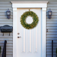 42 in.Pre-Lit Norwood Fir Deluxe Wreath with Clear Lights - National Tree Company