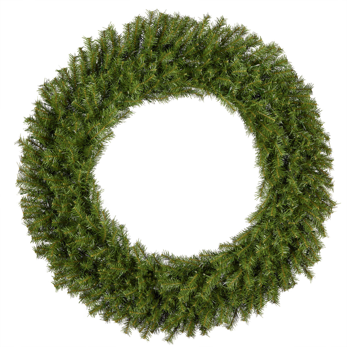 48 in. Pre-Lit Norwood Fir Wreath with Clear Lights, Plug-In - National Tree Company