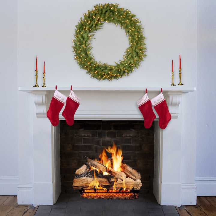 60in. Norwood Fir Deluxe Wreath with Clear Lights