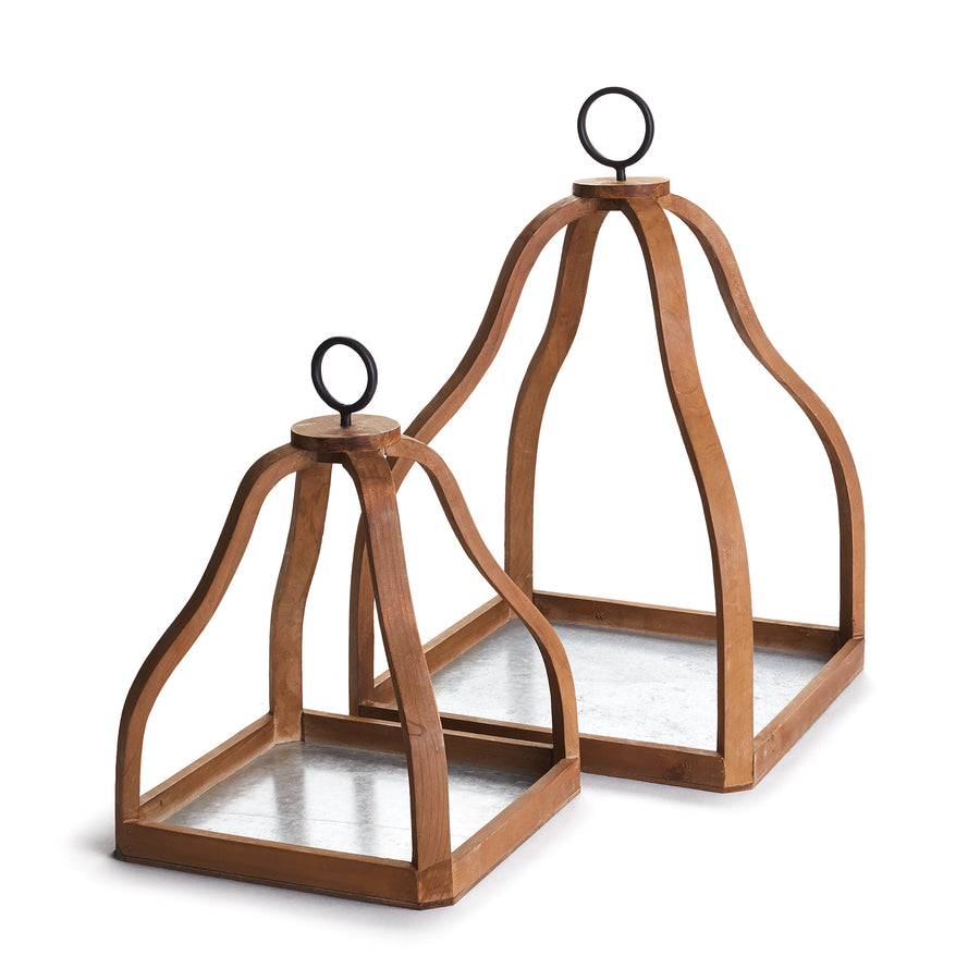 21 in. and 15 in. Ashlyn Nested Cages Décor - National Tree Company