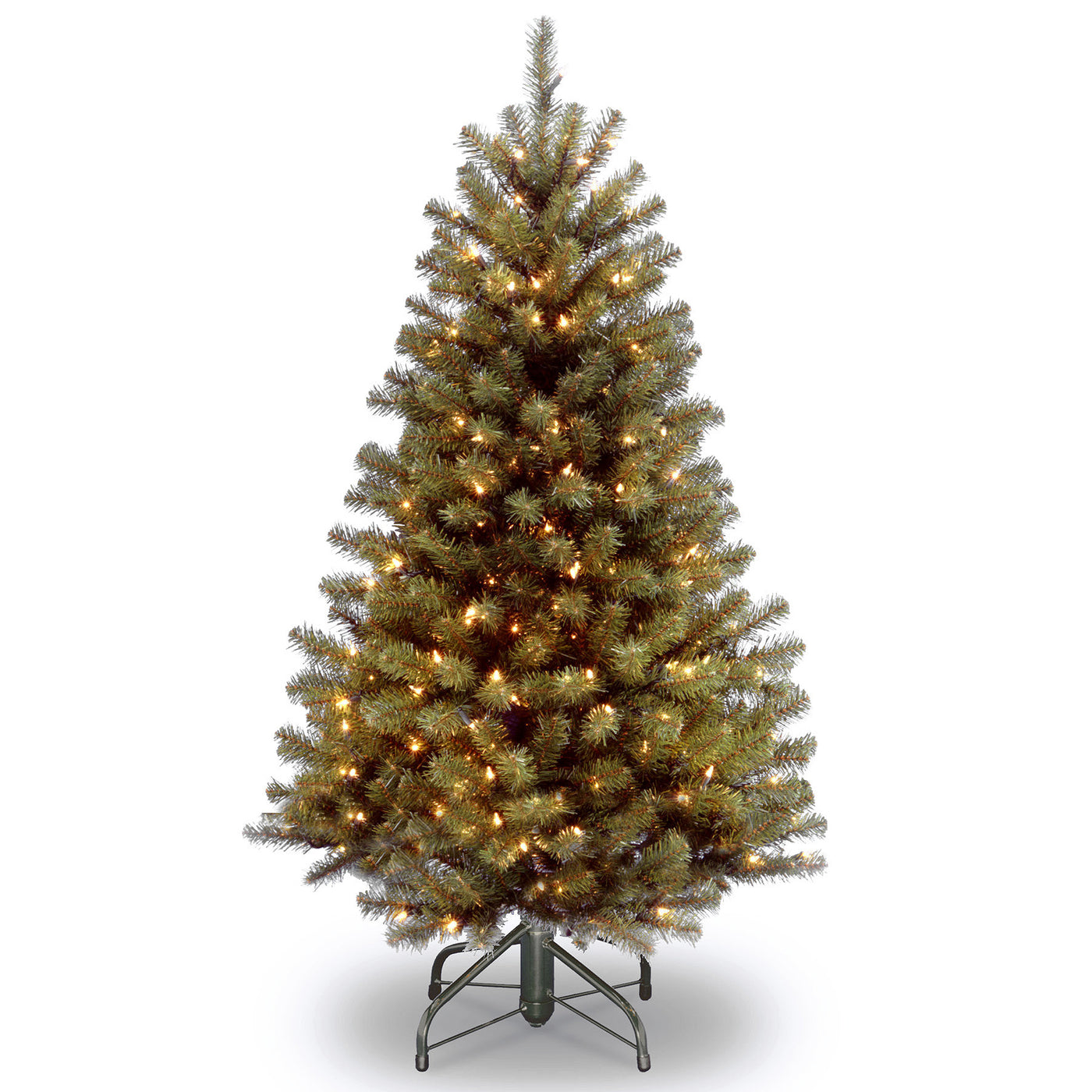 5 ft. Pre-Lit North Valley Spruce Tree with Clear Lights - National Tree Company