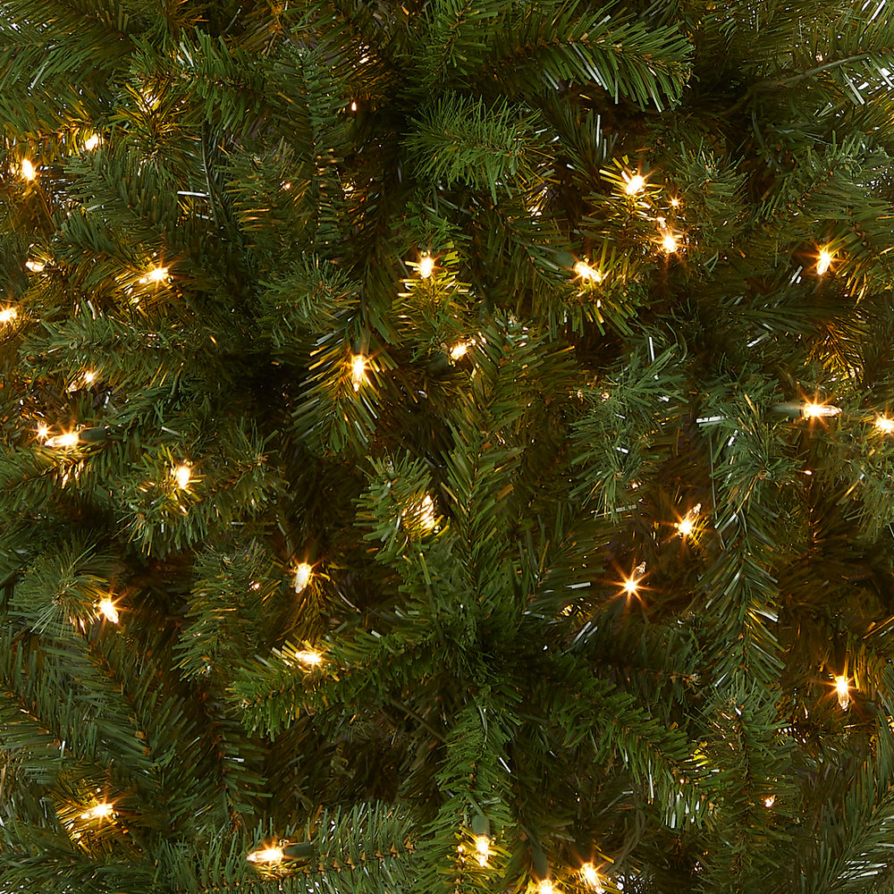 5 ft. Pre-Lit North Valley Spruce Tree with Incandescent Lights, Plug ...