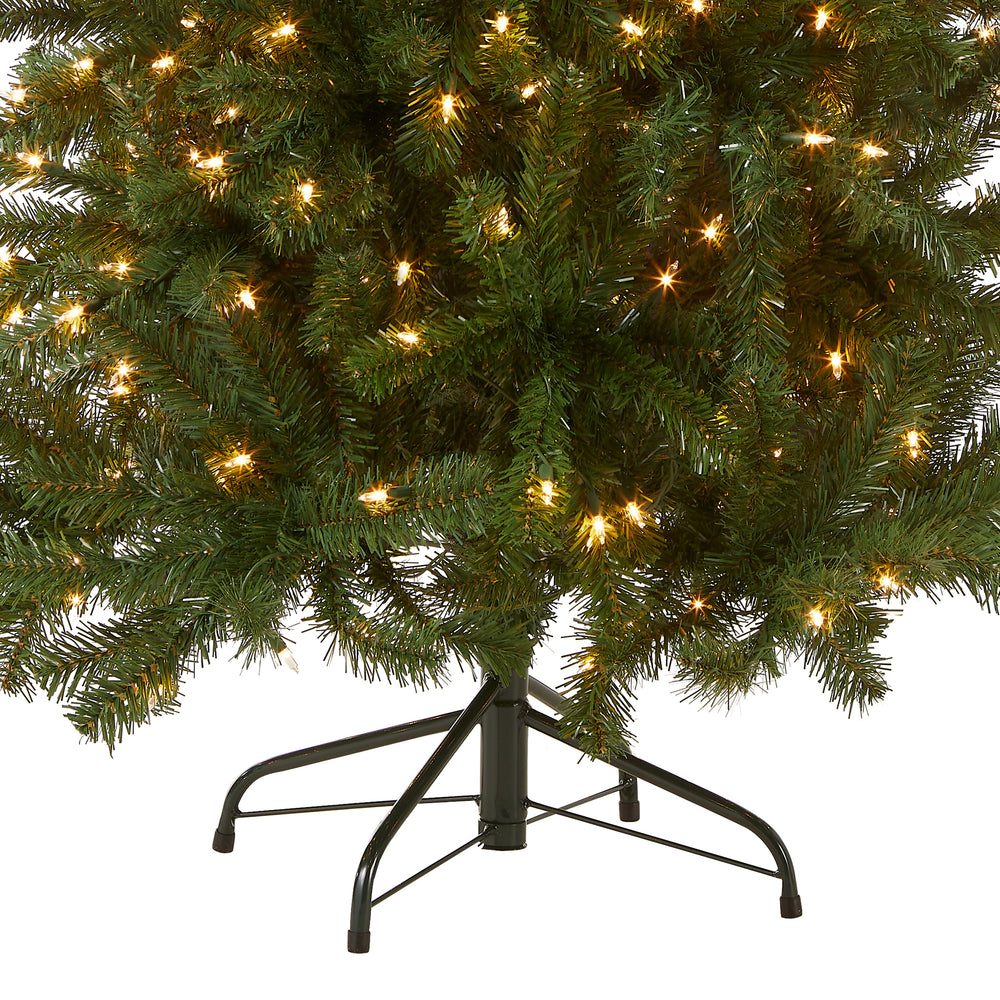 5 ft. Pre-Lit North Valley Spruce Tree with Incandescent Lights, Plug ...