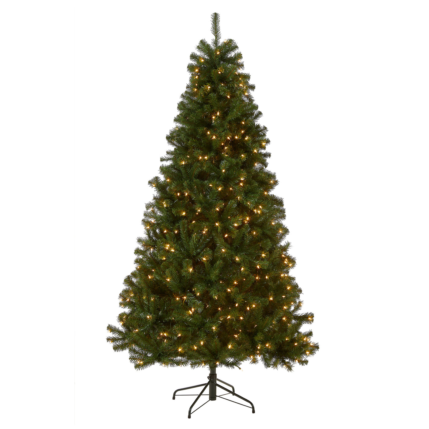 7 ft. Pre-Lit North Valley Spruce Tree with 500 Clear Lights, Plug-In - National Tree Company