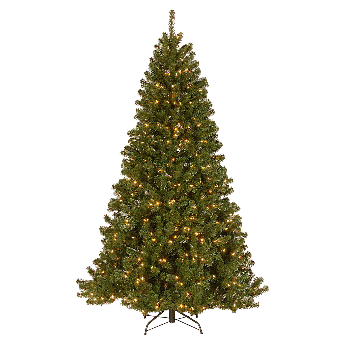 7.5 ft. Pre-Lit North Valley Spruce Tree with Clear Lights - National Tree Company