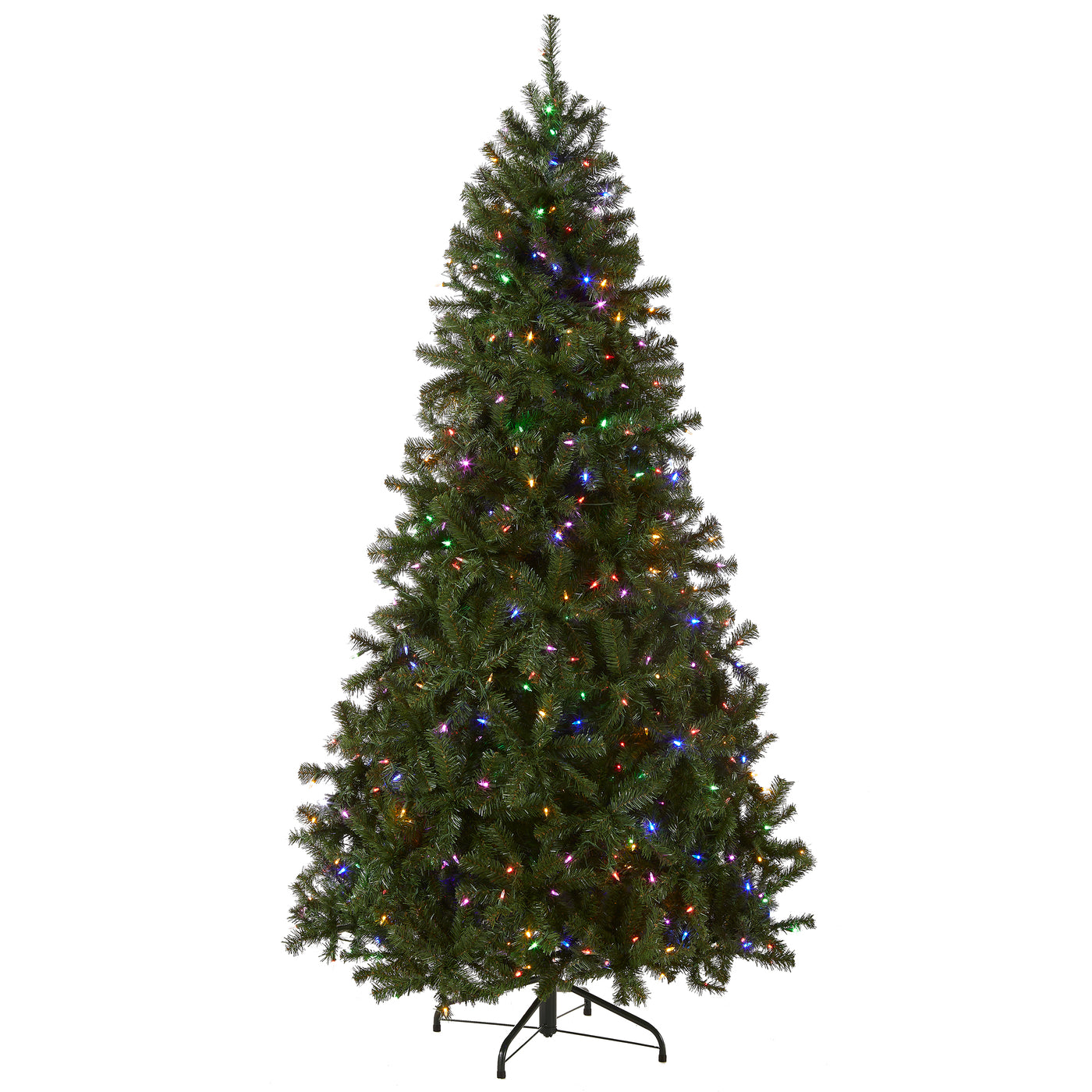 7.5 ft. Pre-Lit North Valley Spruce Tree with Dual Color LED Lights - National Tree Company