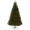 7 ft. Pre-Lit North Valley Spruce Tree with Multicolor Lights - National Tree Company