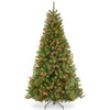 9 ft. Pre-Lit North Valley Spruce Hinged Tree with Multicolor Lights - National Tree Company