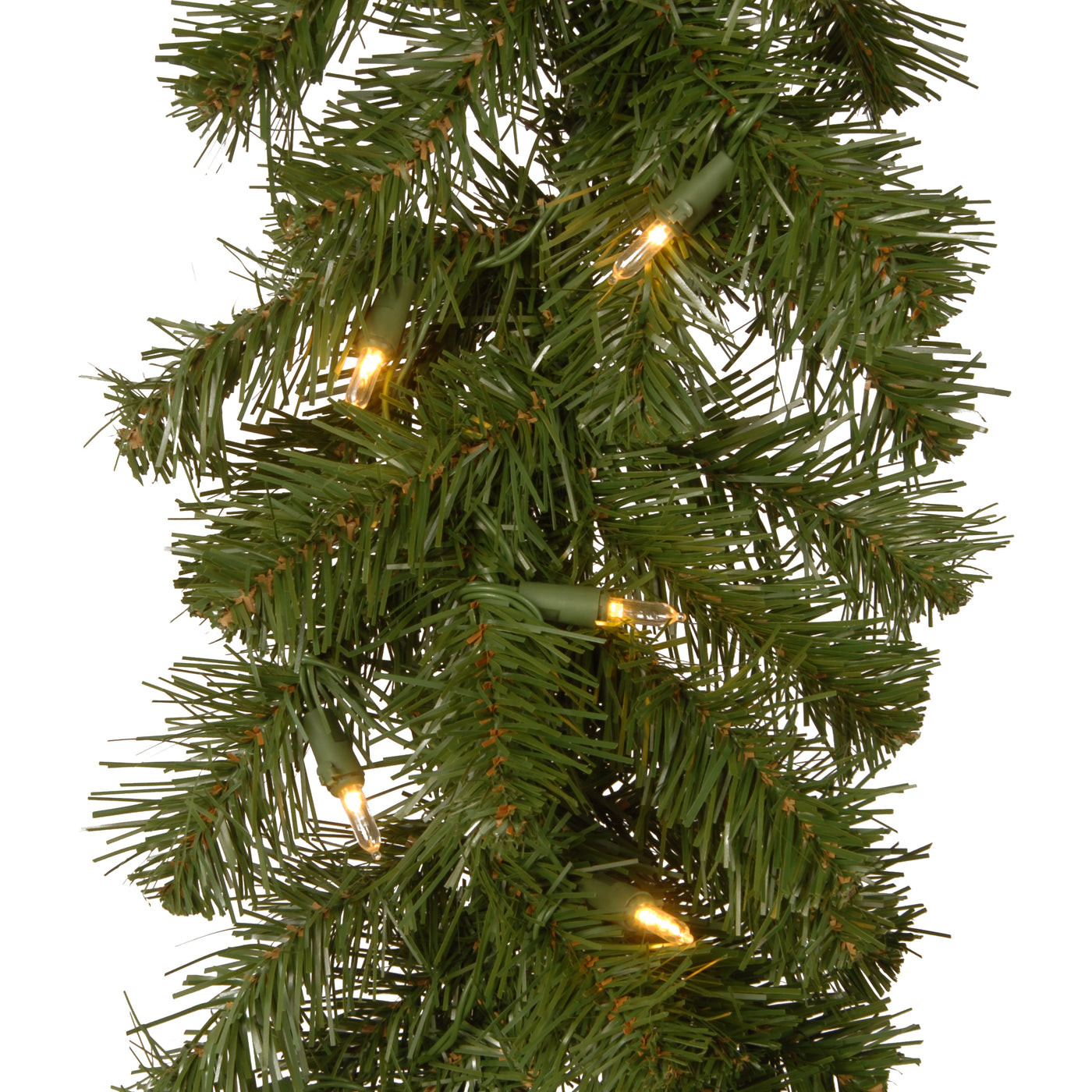 9 ft. Pre-Lit North Valley Spruce Garland with Dual Color LED Lights - National Tree Company