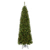 7.5 ft. Pre-Lit North Valley Spruce Pencil Slim Hinged Tree with Clear Lights - National Tree Company