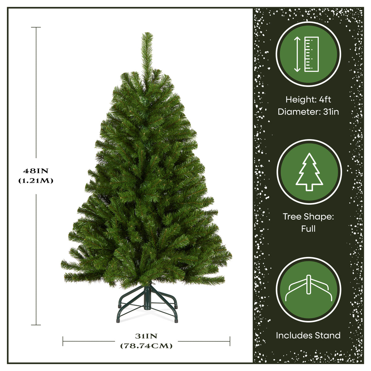 4 ft. North Valley Spruce Hinged Tree - National Tree Company
