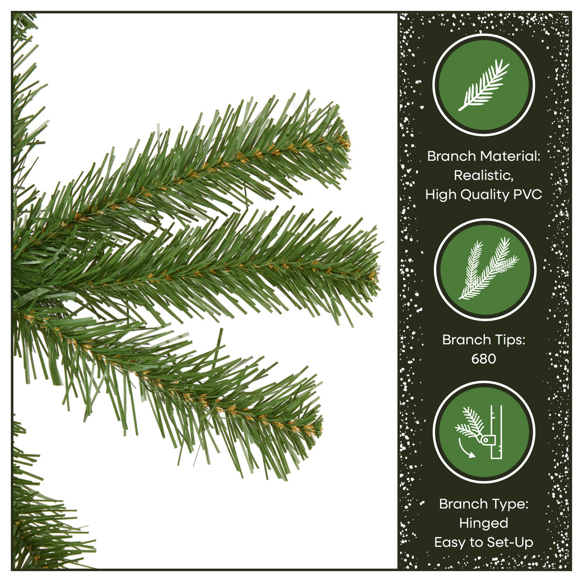 6 ft. North Valley Spruce Hinged Tree - National Tree Company