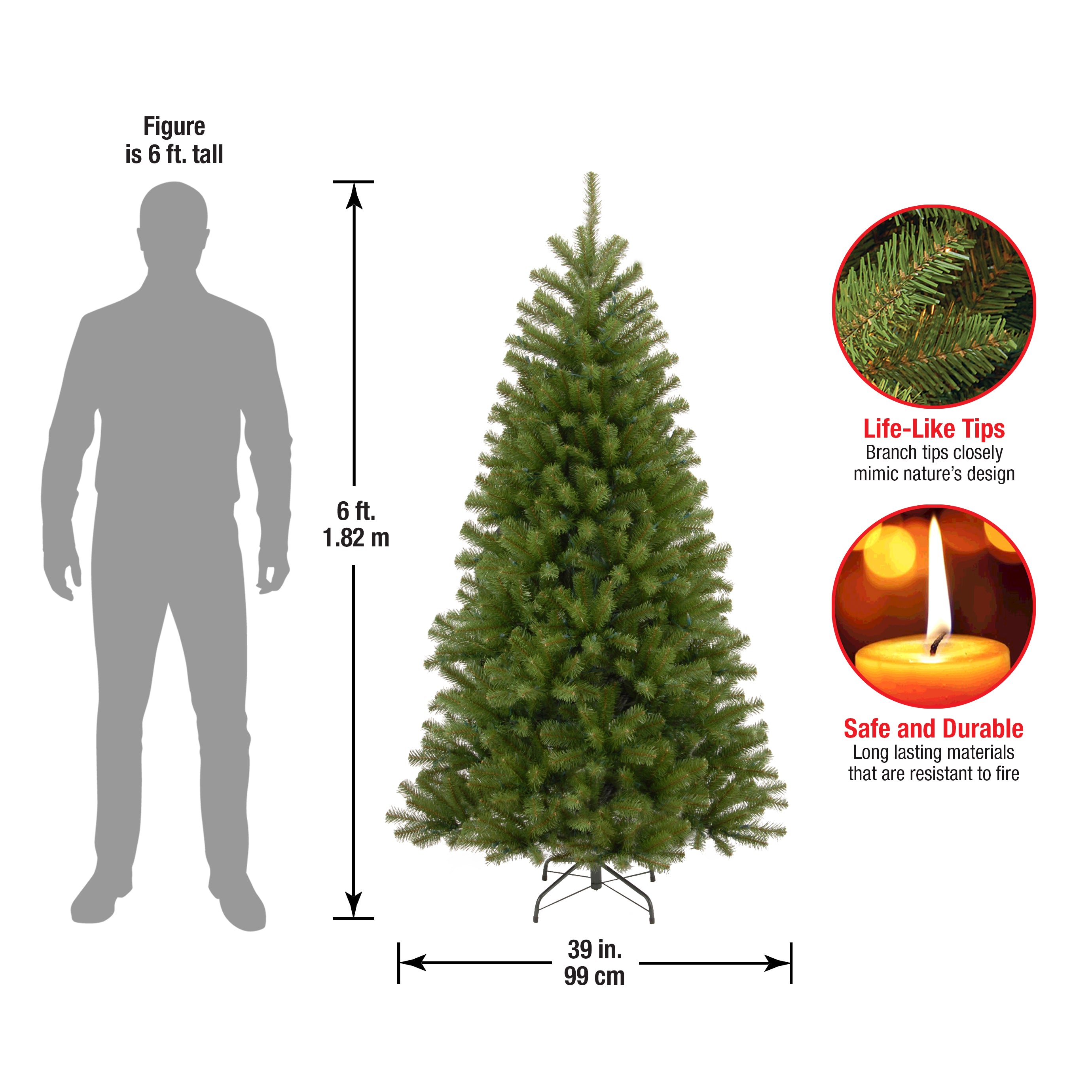 6 ft. North Valley Spruce Tree · National Tree Company