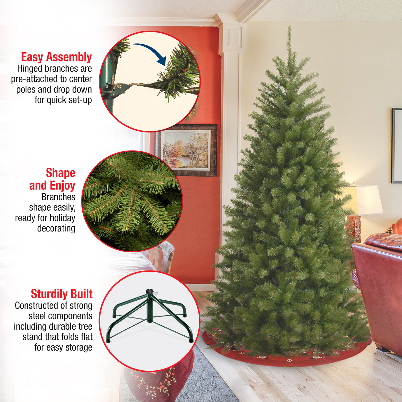 6 ft. North Valley Spruce Tree - National Tree Company