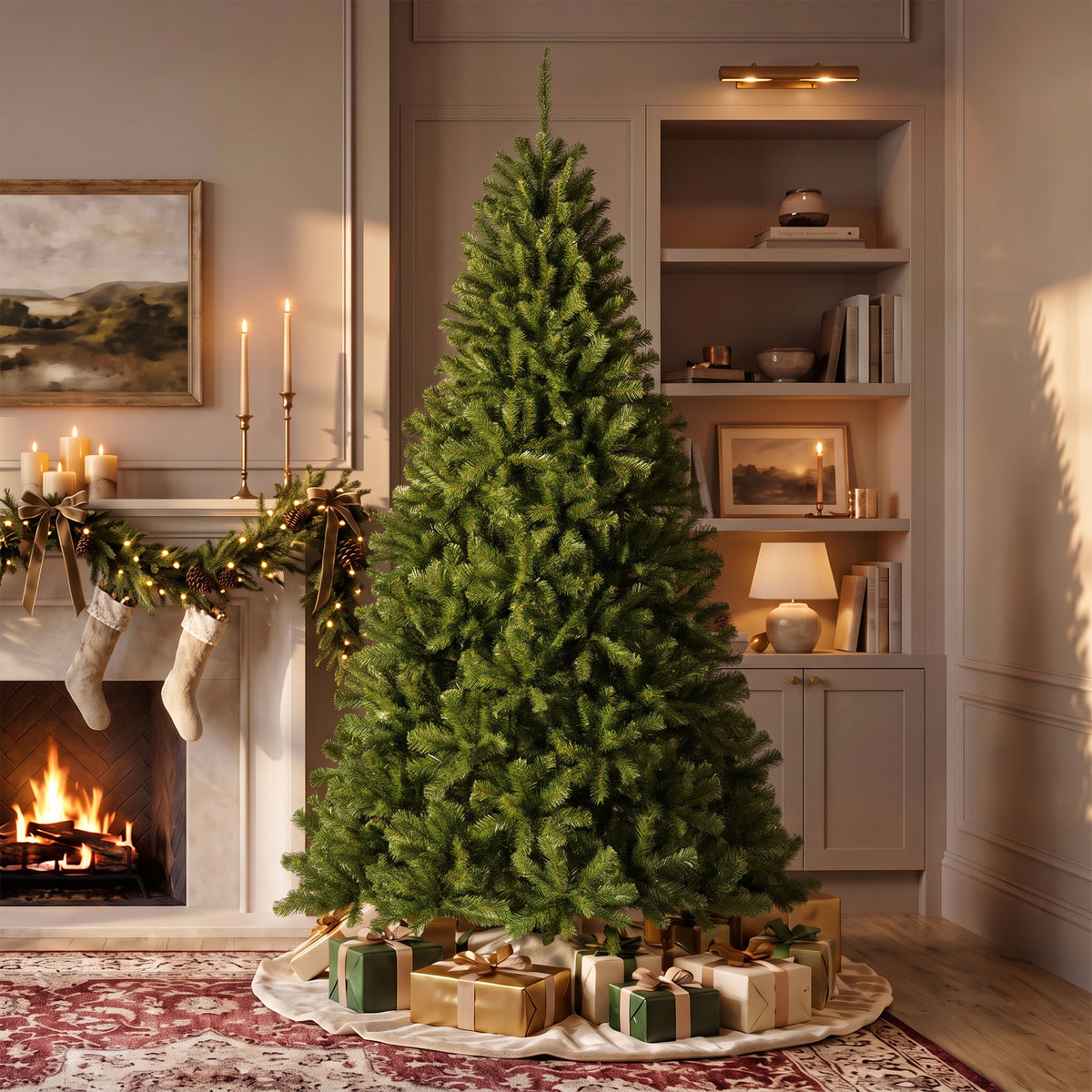 7 ft. North Valley Spruce Hinged Tree - National Tree Company